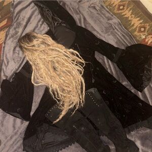 Spirit Black Midi Dress costume